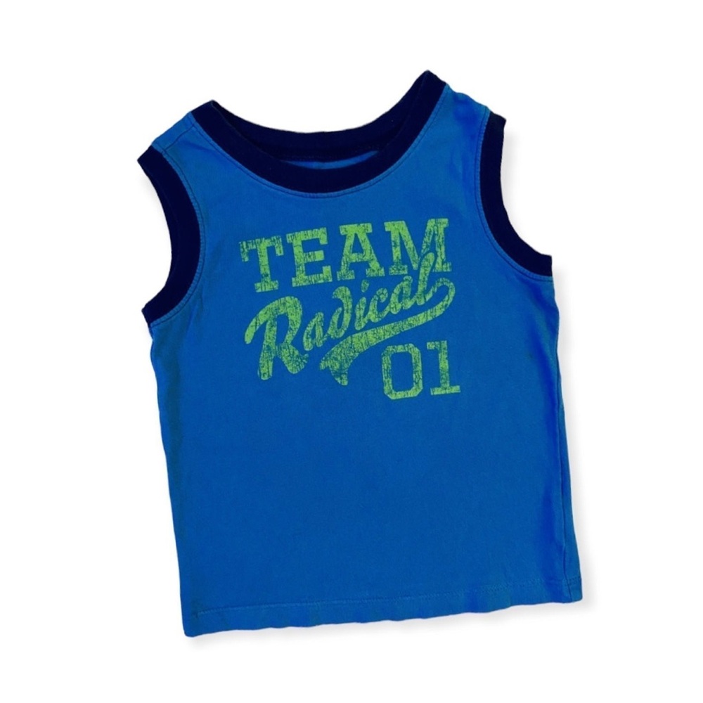 Old Navy Sleeveless Graphic Muscle Tank Top Boy’s Size 3T
